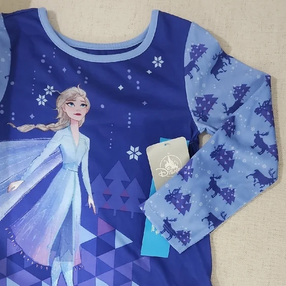 Disney Blue and Purple Frozen Nightgown - Picture 2 of 2